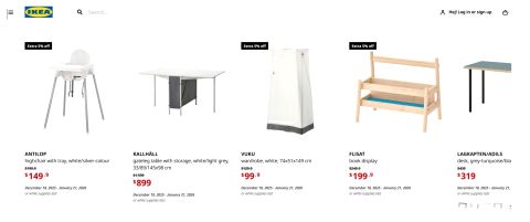 Ikea Sale 70% off